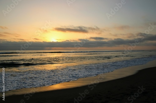 sunset at the beach