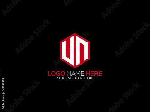 Letter UN Logo, creative un logo icon vector for your brand photo