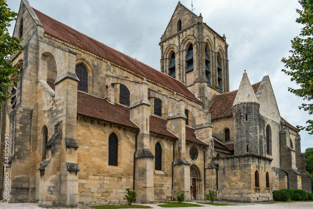The Church of Notre Dame de Auvers-sur-Oise, site of a painting by Vincent Van Gogh