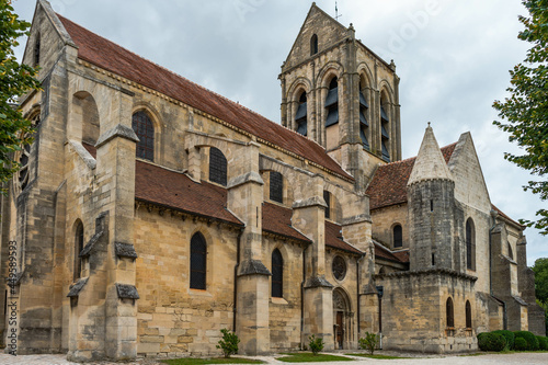 The Church of Notre Dame de Auvers-sur-Oise, site of a painting by Vincent Van Gogh