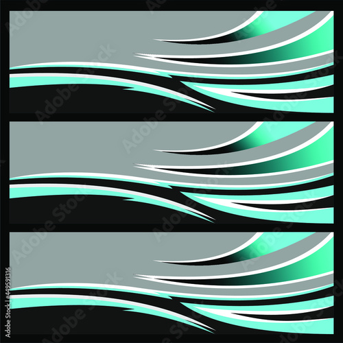 Racing car wrap. Abstract strip for racing car wrap, sticker, and decal