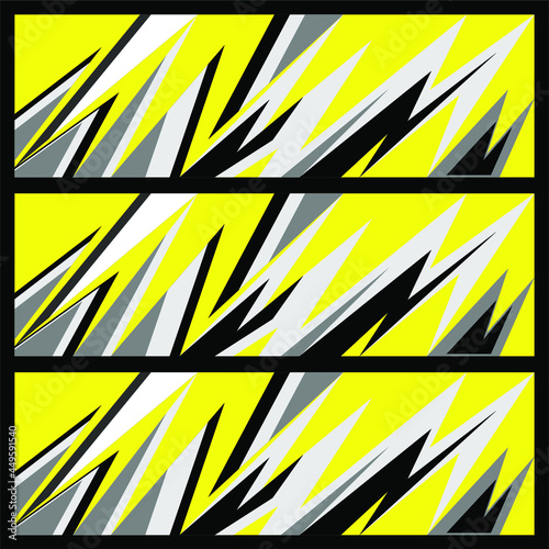 Racing car wrap. Abstract strip for racing car wrap, sticker, and decal