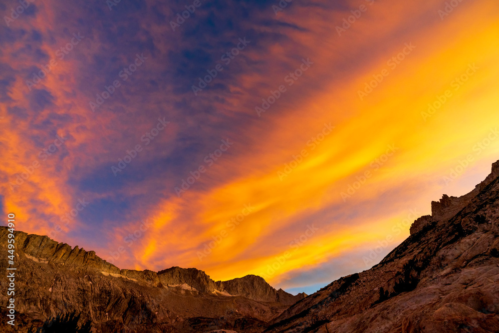 Sunset in the Mountains