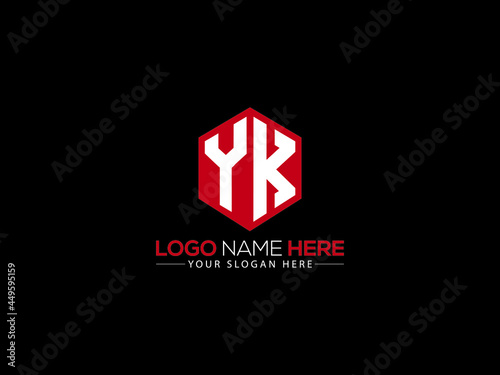 Letter YK Logo, creative yk logo icon vector for your brand photo