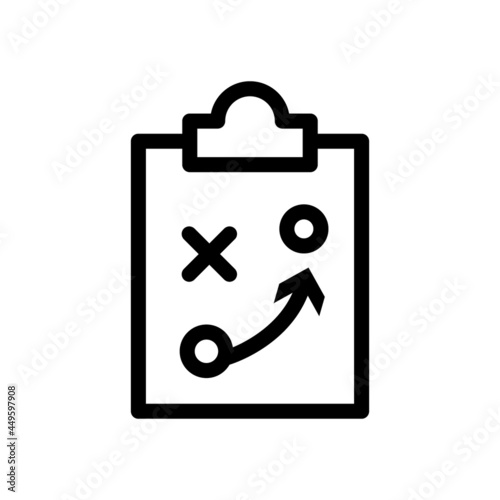 strategy icon illustration vector graphic