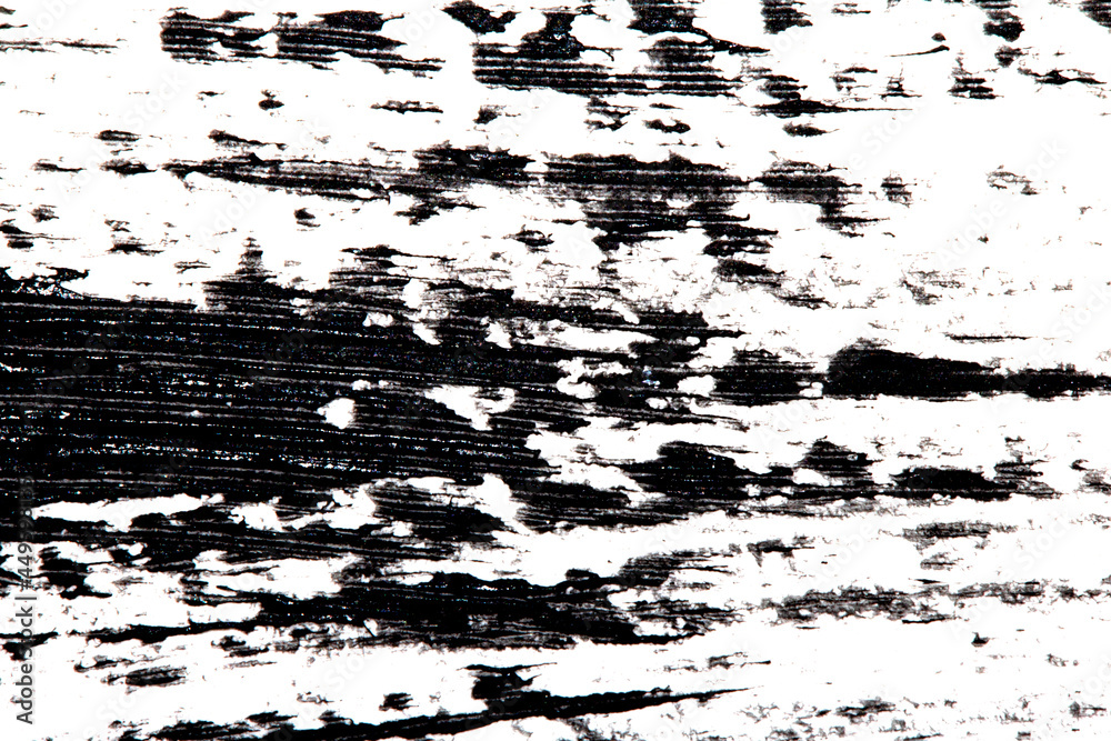 Black Paint Stripes and lines on White Background for Abstract Design Black Paint Stripes and lines on White Background for Abstract Design