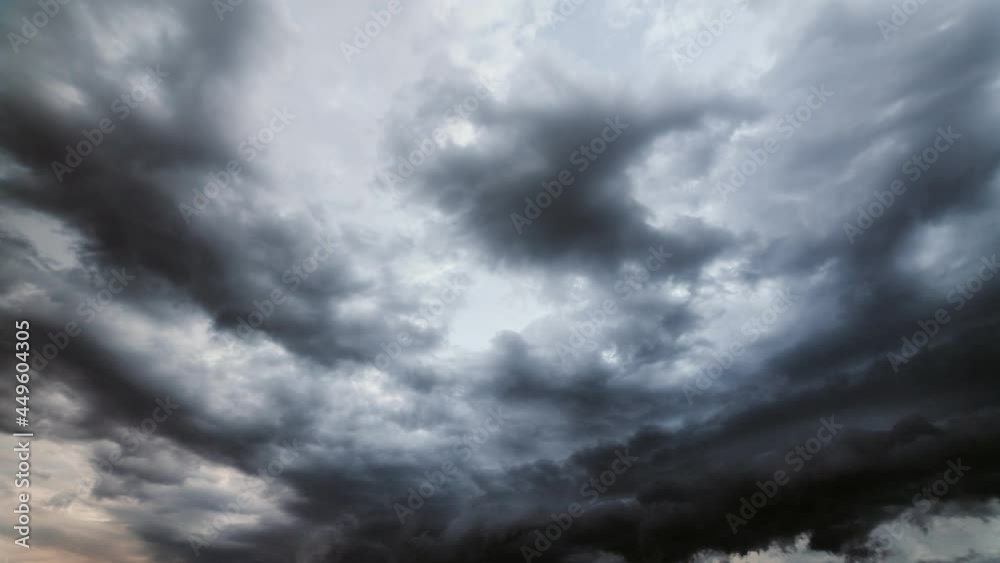 Timelapse shot of moving stormy clouds Timelapse shot of moving stormy clouds