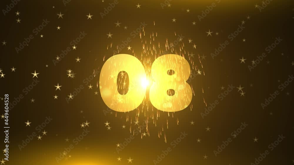 Golden 2022 New year 10 Count down 4K animation on Black background. Golden 2022 Happy new year greeting - Happy 2021 New year. TEN countdown. New year, merry christmas, Holiday, winter. Golden 2022 New year 10 Count down 4K animation on Black background. Golden 2022 Happy new year greeting - Happy 2021 New year. TEN countdown. New year, merry christmas, Holiday, winter.