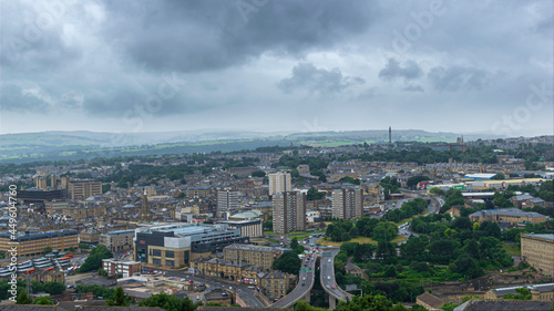 Halifax from top of a hill © Steven Clough