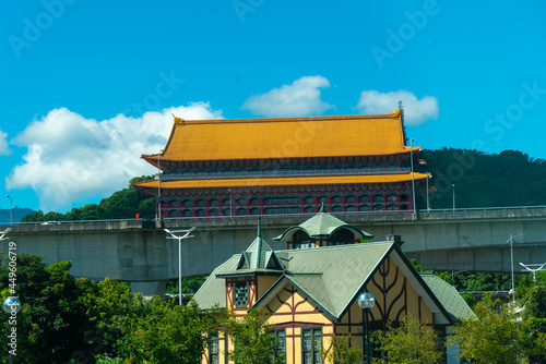 台湾の観光名所を巡っている風景 Scenes from a tour of Taiwan's tourist attractions. photo