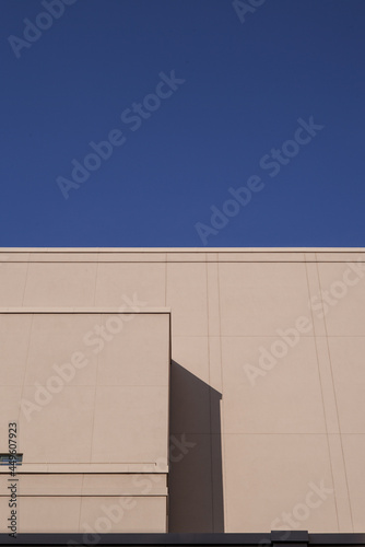 building under with clear blue sky