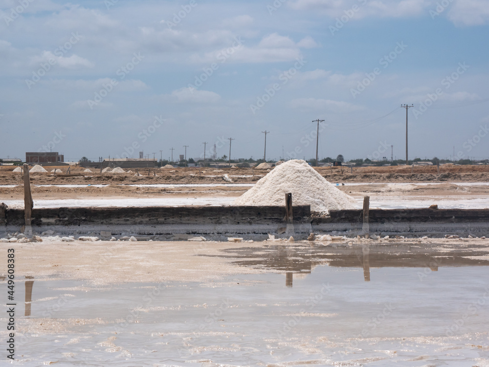 Salt Mountains in the Most Important Maritime Salt Slats of Colombia Salt Mountains in the Most Important Maritime Salt Slats of Colombia