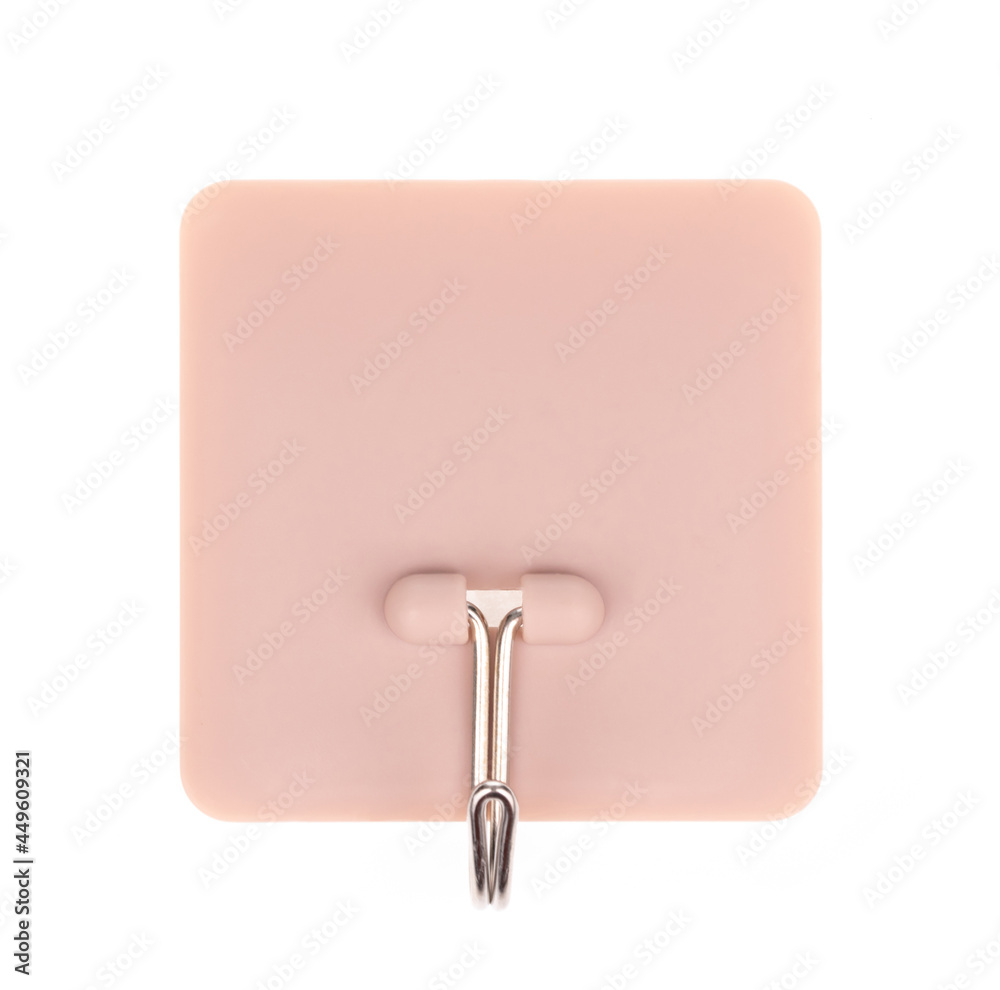 Wall Stick Hooks isolated on white background