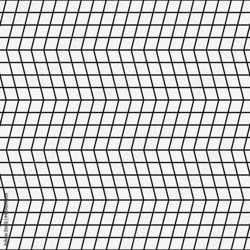 Diagonal grid four lines. Vector simple mesh.