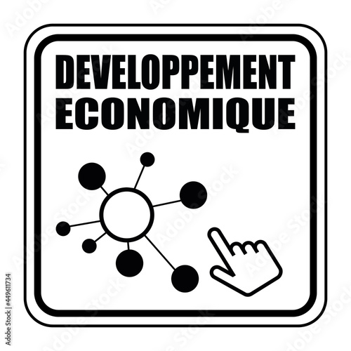 Logo développement économique. photo