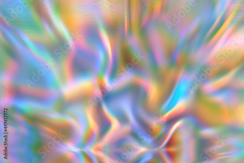 Abstract holographic Iridescent texture background