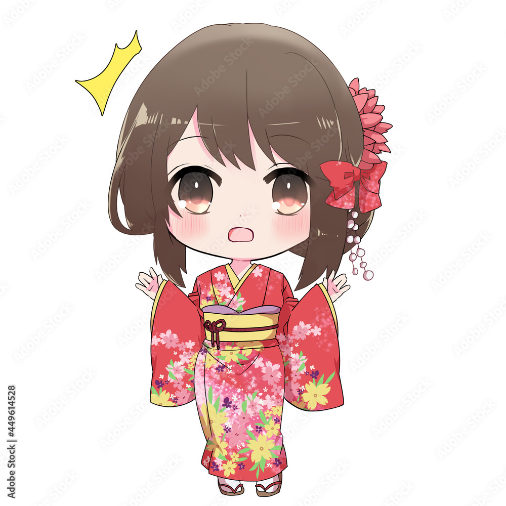 イラスト素材 びっくりした表情の着物を着た若い女性 Stock イラスト Adobe Stock イラスト素材 びっくりした表情の着物を着た若い女性 Stock イラスト Adobe Stock