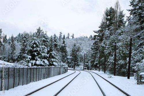 track in the mountains