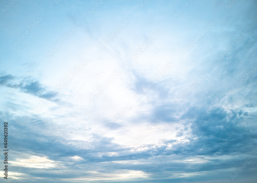 Fototapeta premium beautiful sky for background on bright white day