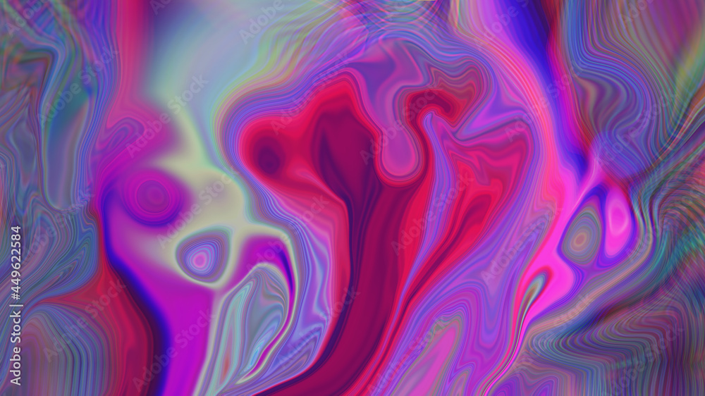 Fototapeta premium Abstract multi-colored fantasy liquid background