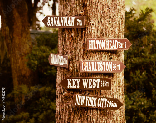 Signs on Daufuskie Island photo