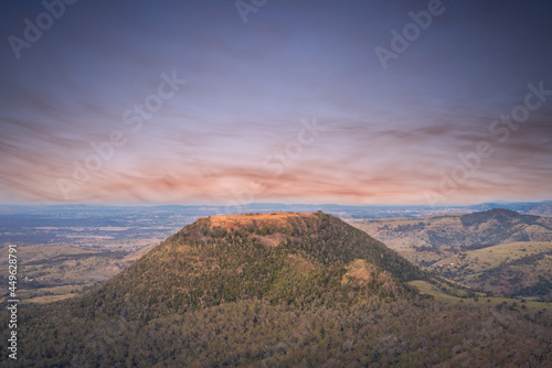 Sunset at tabletop mouintain, Toowoomba photo