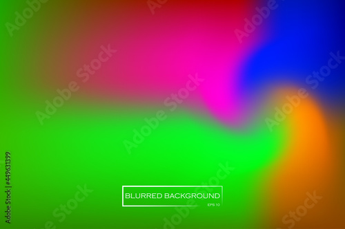 Rainbow blur background vector design, EPS 10