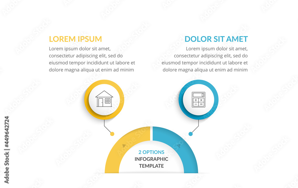 Two Options - Infographic Template