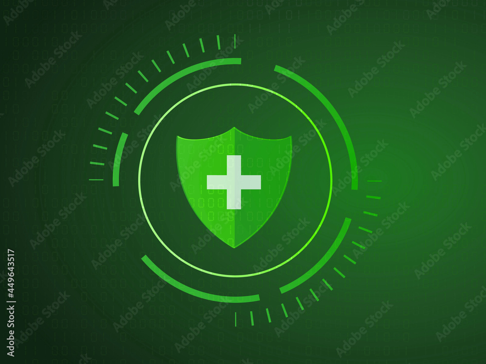 Obraz premium 2D illustration medical structure background