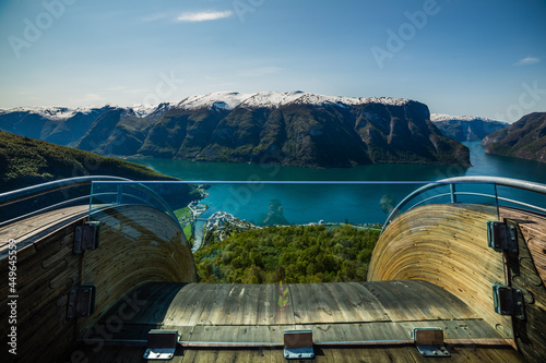 Stegastein fjord view photo
