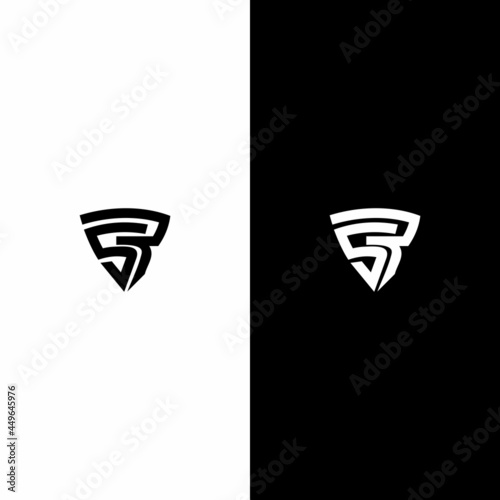letter SR,RS logo