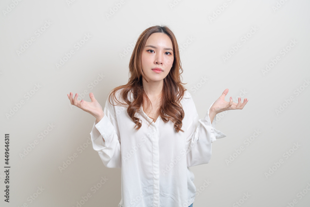 portrait beautiful woman stress, serious, worry or complain portrait beautiful woman stress, serious, worry or complain