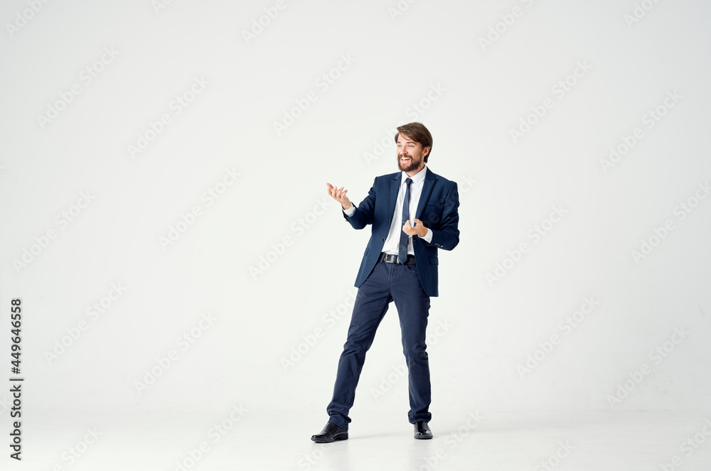 man in a suit manager Professional light background man in a suit manager Professional light background