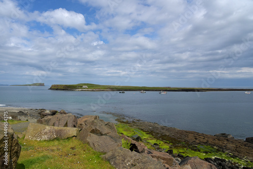 Obraz na płótnie Staffin island in Portree Bay, Isle of Skye, Inner Hebrides, Scotland w salonie