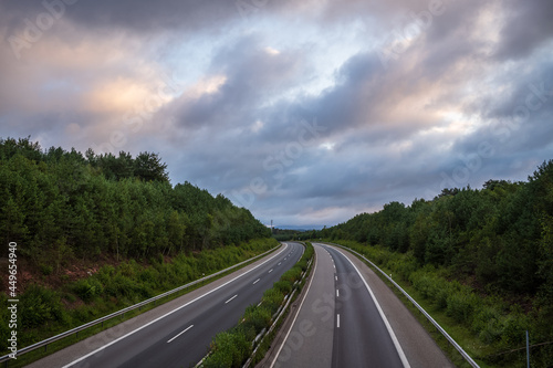 empty german highway