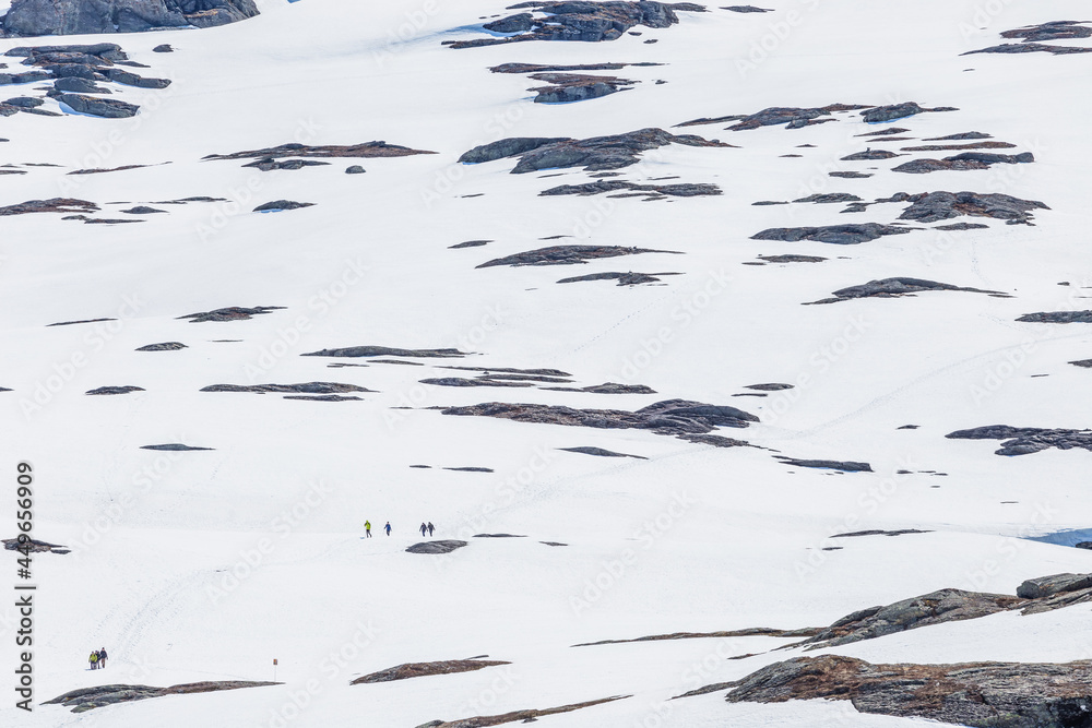 Obraz premium Trolltunga hike