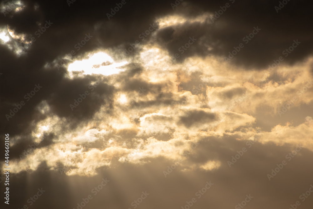 Obraz premium sun and clouds