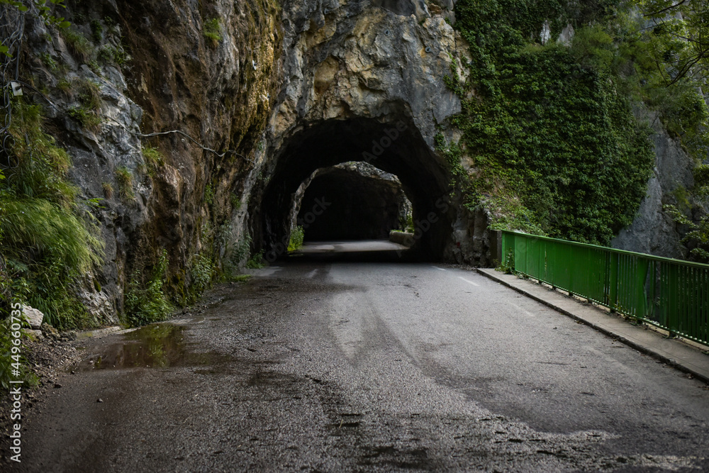 Obraz premium road of small goulets in the vercors