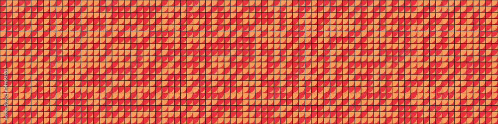 Fototapeta premium Abstract Geometric Pattern generative computational art illustration