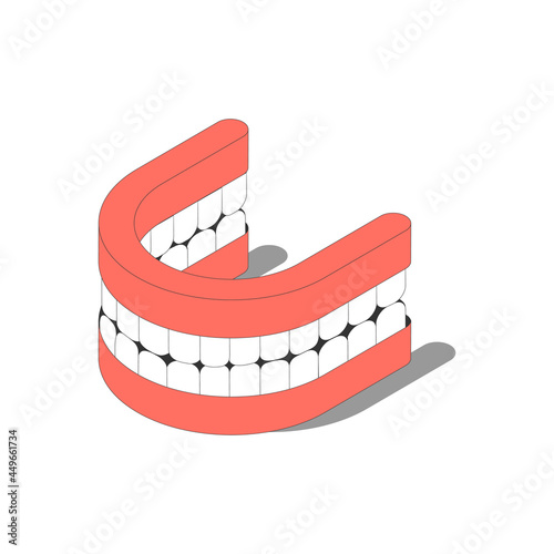 Dentistry Isometric Icon