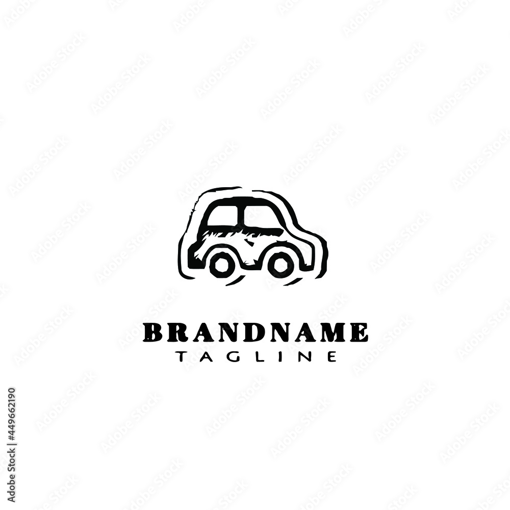 auto car logo icon design template vector cute