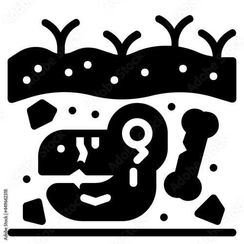 extinction glyph icon