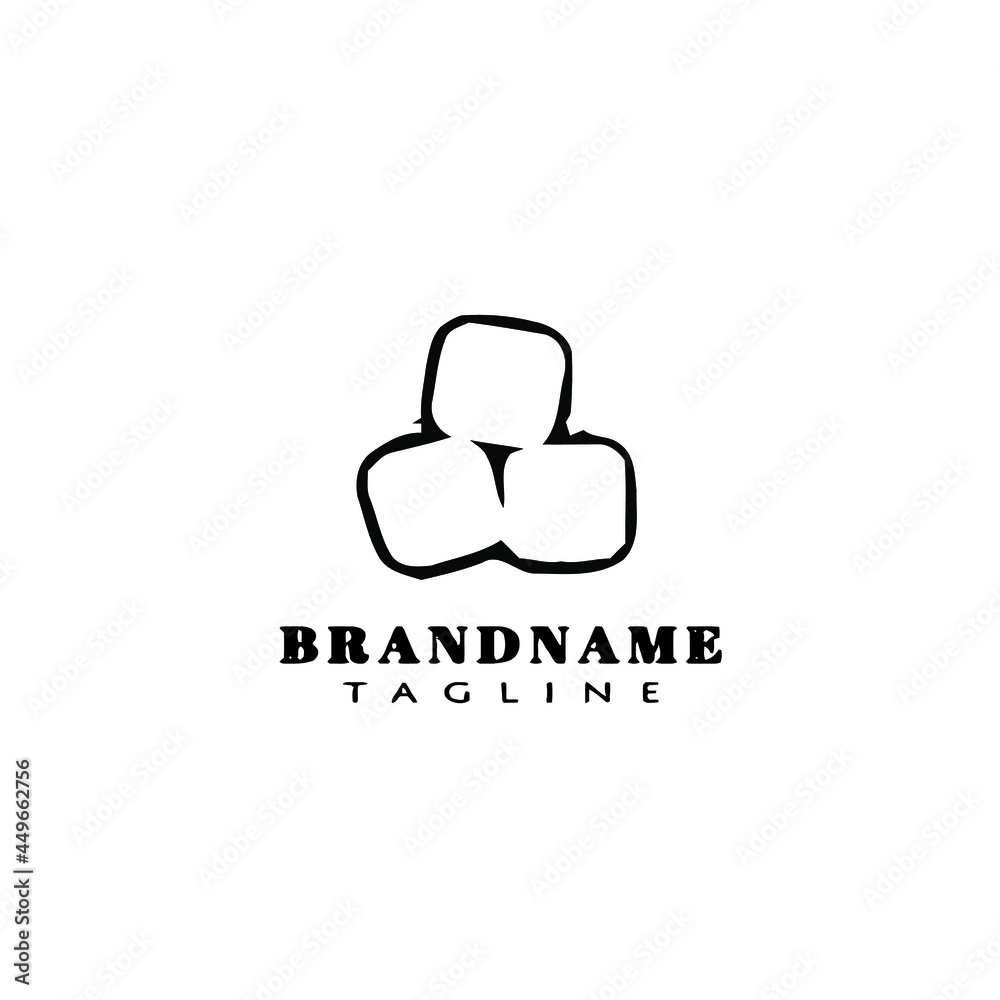 ice cube logo icon design template vector ice cube logo icon design template vector