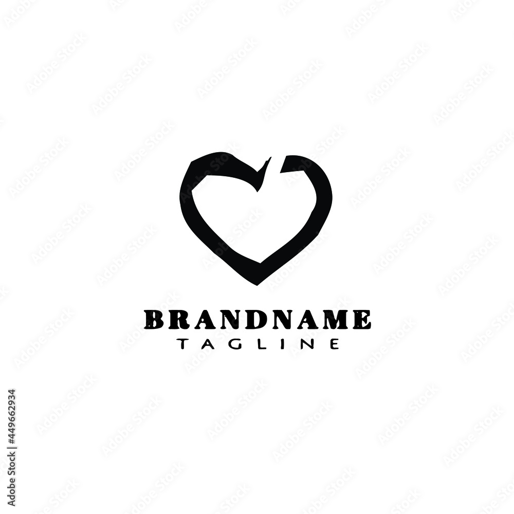 love logo icon design template vector illustration