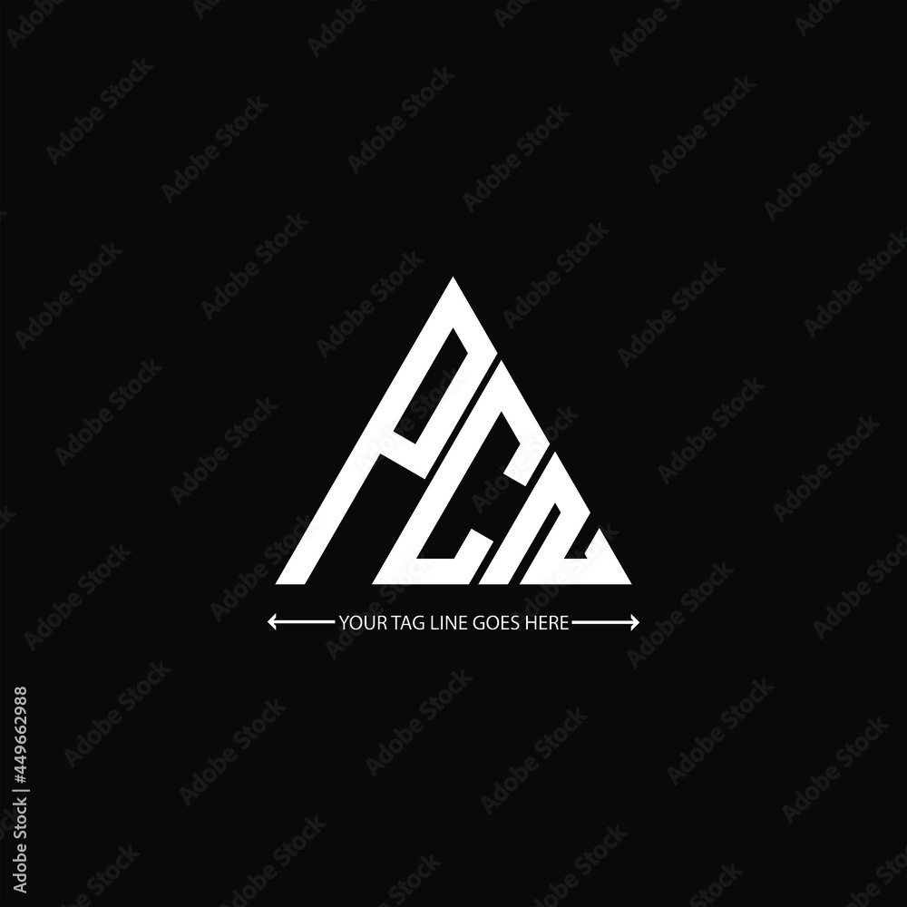 PCN letter logo creative design. PCN unique design - obrazy, fototapety, plakaty 
