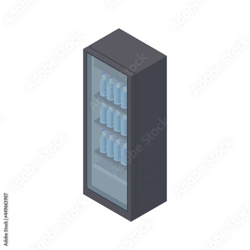 Isometric Fridge Illustration