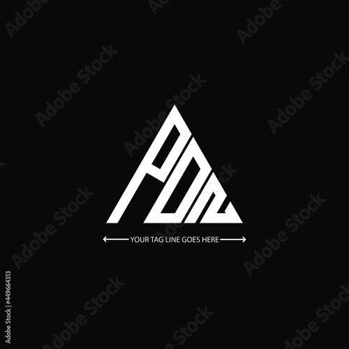 PDN letter logo creative design. PDN unique design, PON letter logo creative design. PON unique design
 photo