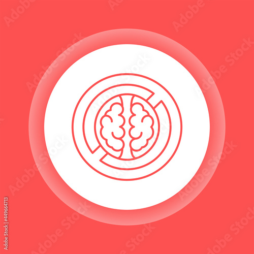 Nuts allergy color button icon. Allergenic ingredient.