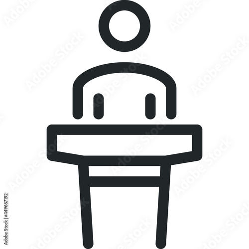 SEMINAR LINE ICON