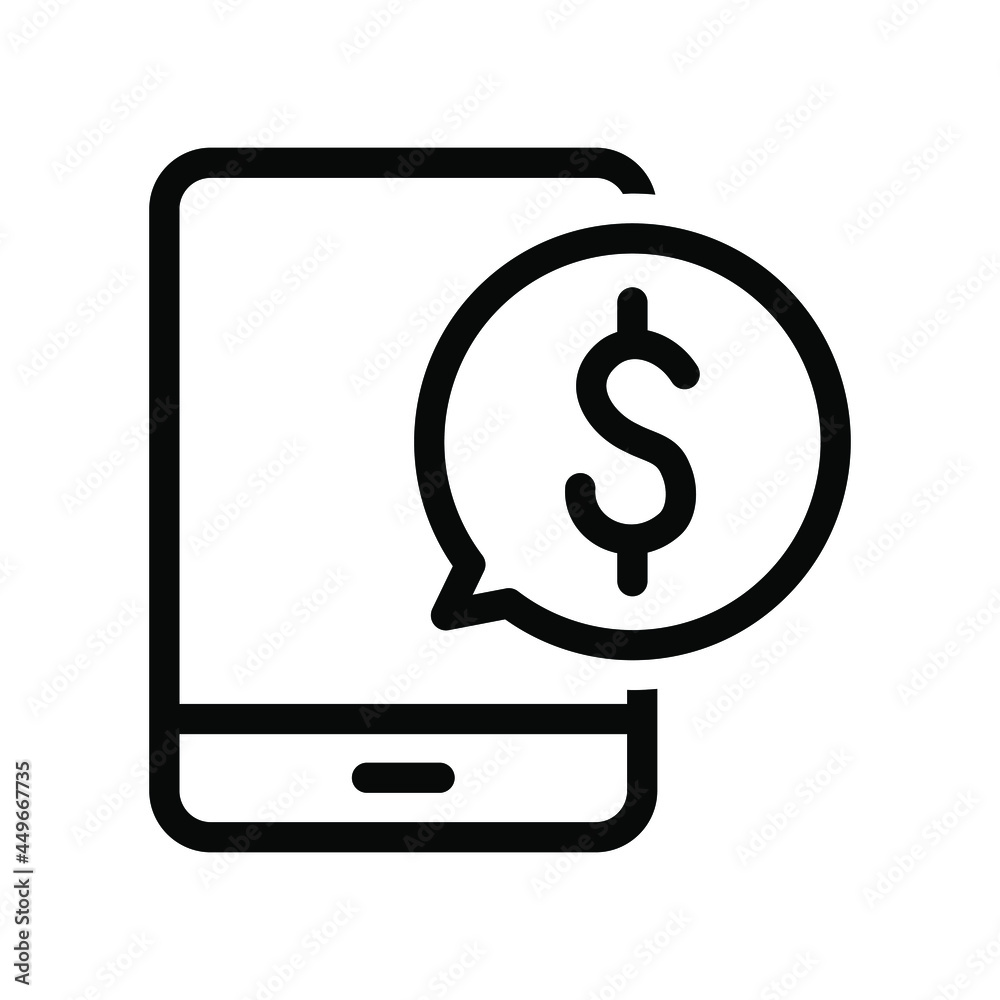 Mobile banking icon vector graphic illustration Mobile banking icon vector graphic illustration